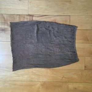 Antique gold pleated skirt